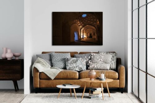 Foto aan de muur van Shahi Hammam in Pakistan