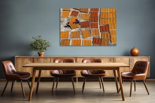 Fotokunst in vergaderruimte