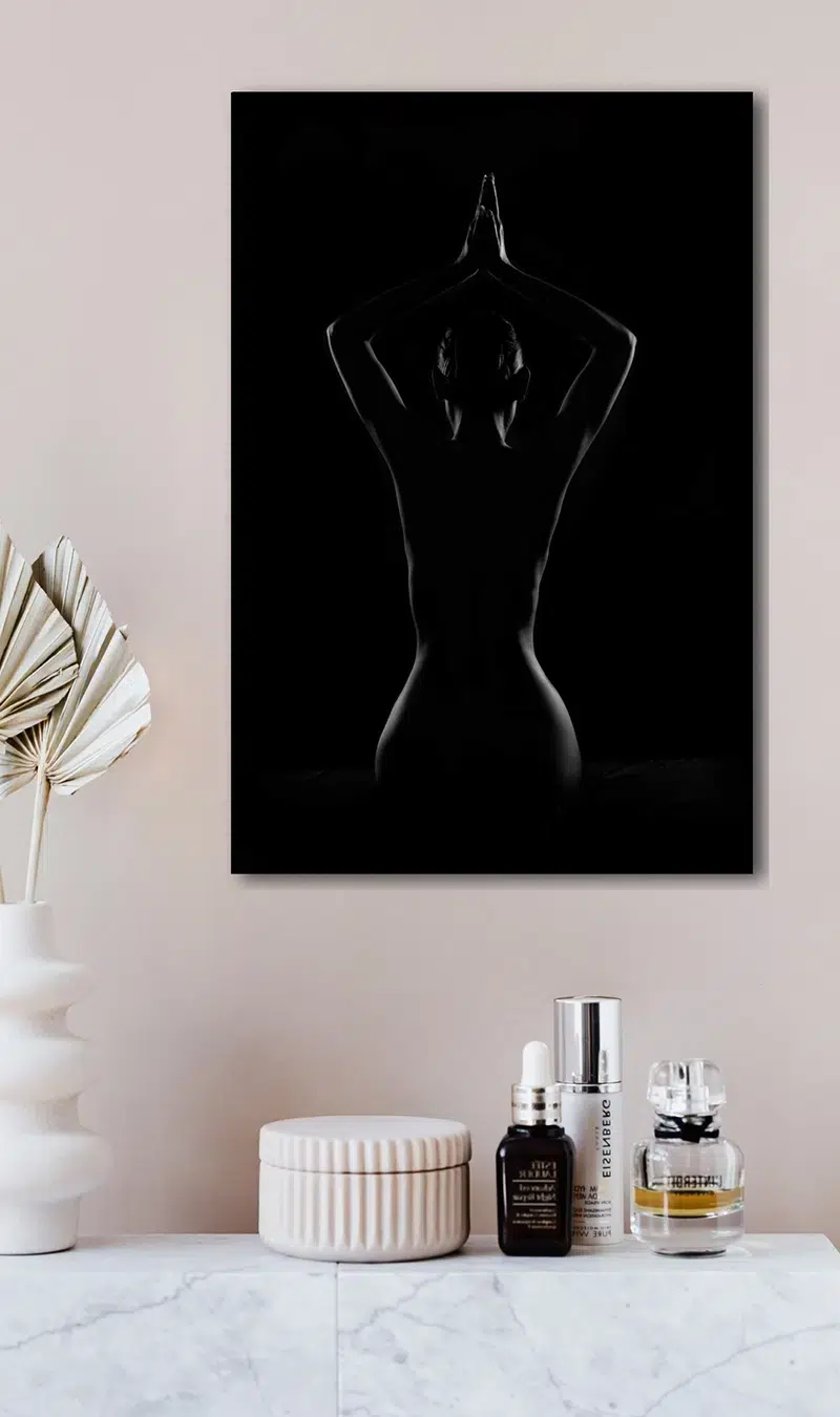 Zwart wit fotokunst met artistiek naakt voor inspiratie pagina