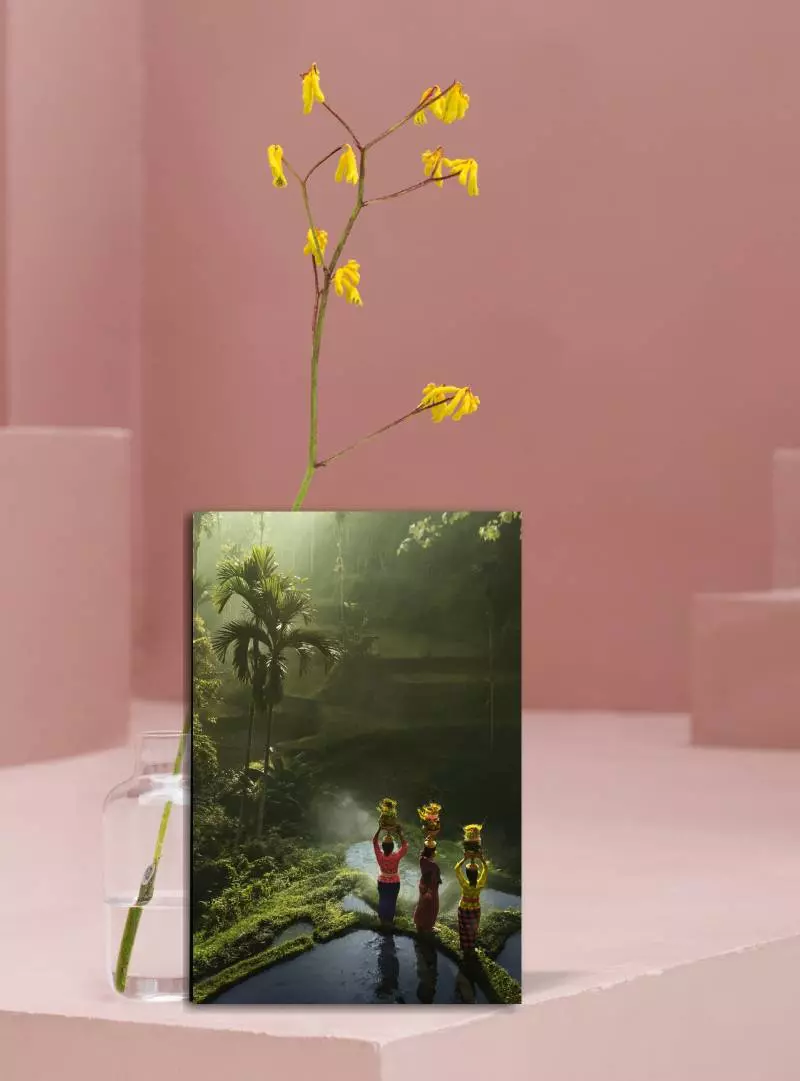 Inspiratie hal met wanddecoratie 'Bali'