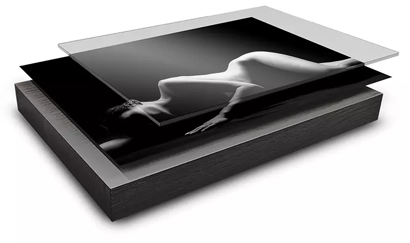 De drie lagen van een Acryl Panel wanddecoratie