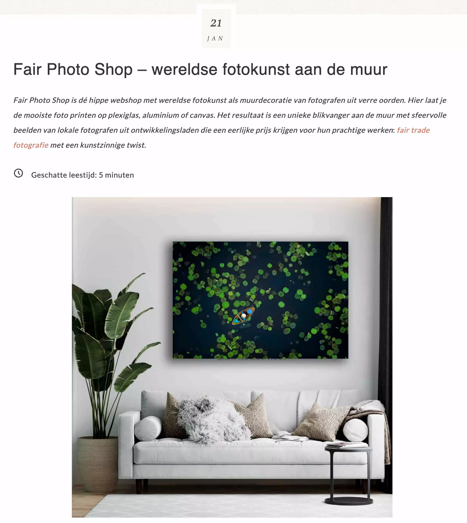Blog over Fair Photo Shop op Hippe Shops 1