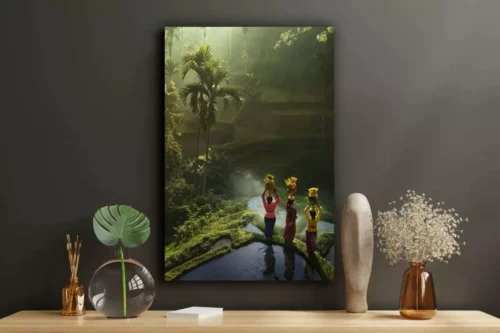 Wanddecoratie Bali op dressoir