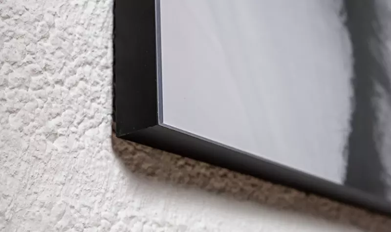 Hoekdetail van Acryl panel wanddecoratie